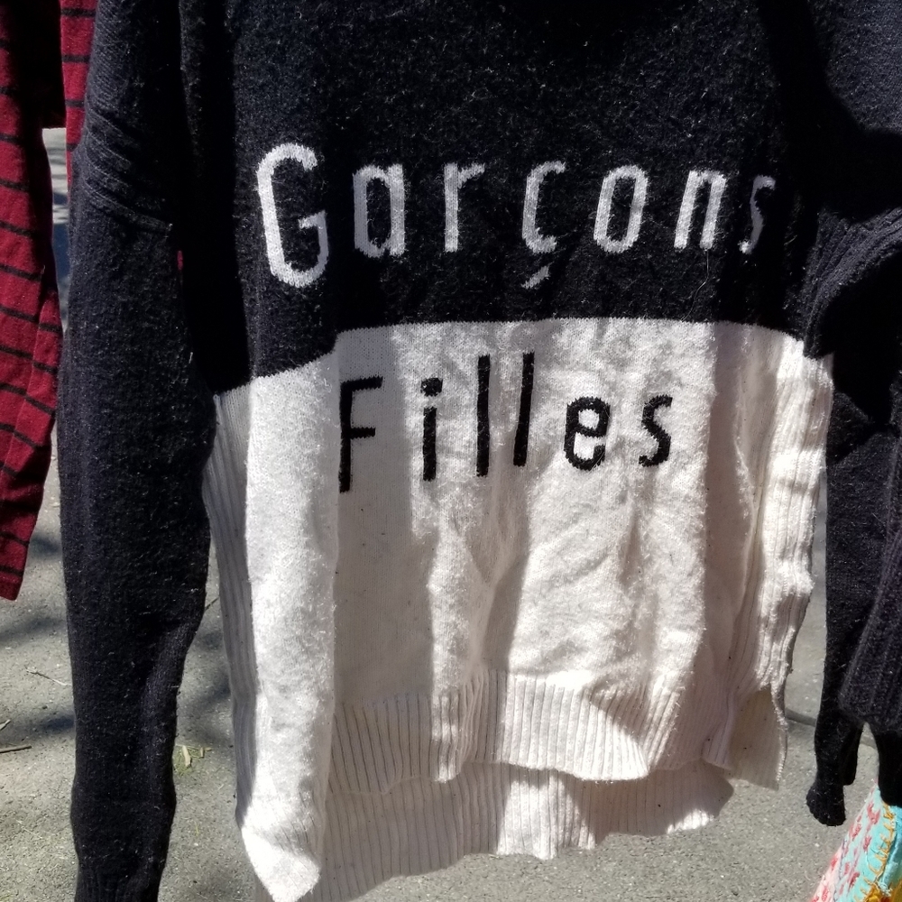 Funky French sweater